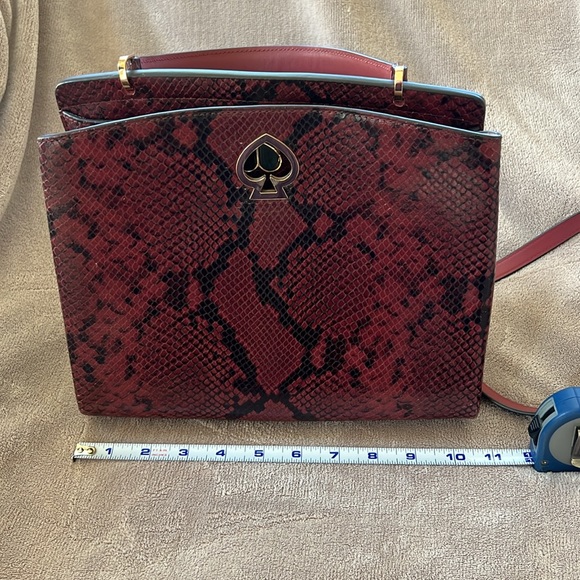 Kate Spade Snake Embossed Satchel - Picture 13 of 16